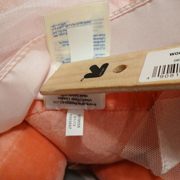 Build-A-Bear BAB Sanrio Hello Kitty Sunshine Coral Plush Fairy Outfit Wand Bow - Picture 10 of 13